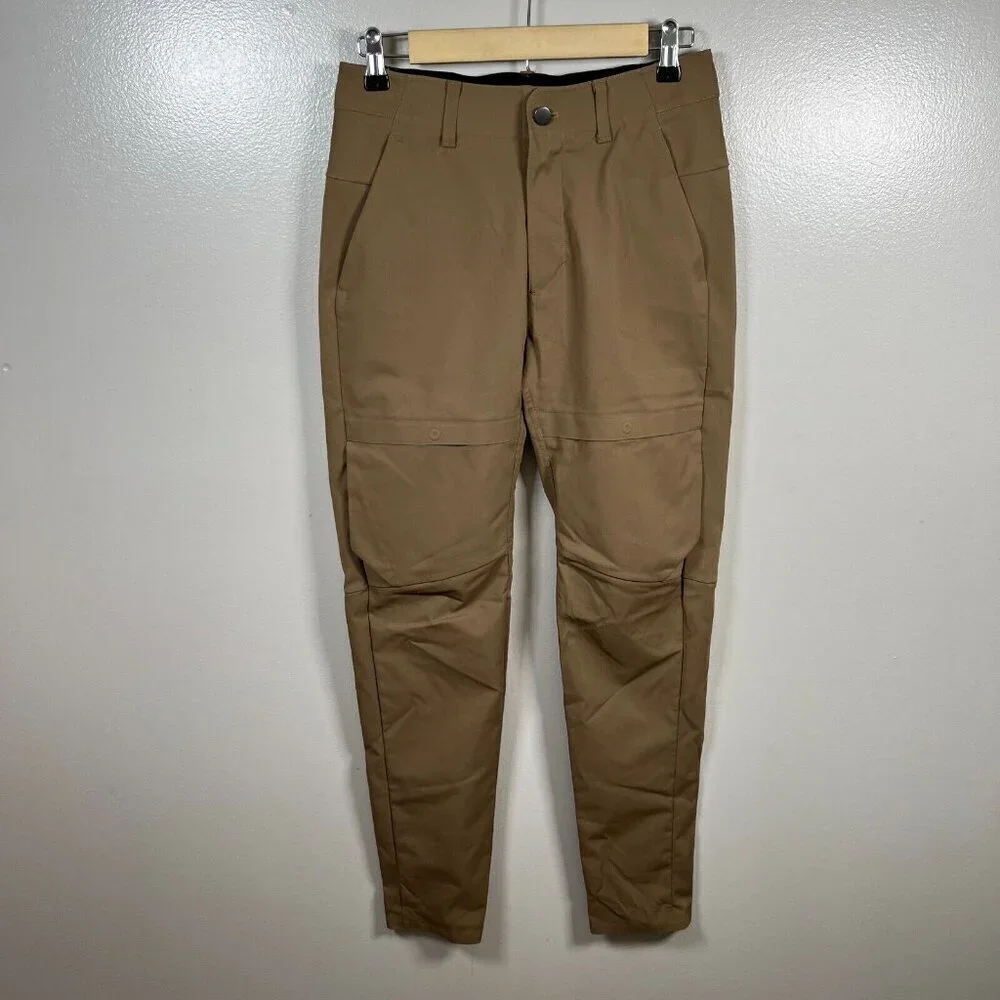 Lululemon Mile View Pant Mens Size 28 Frontier Brown Travel Work Water Repellent